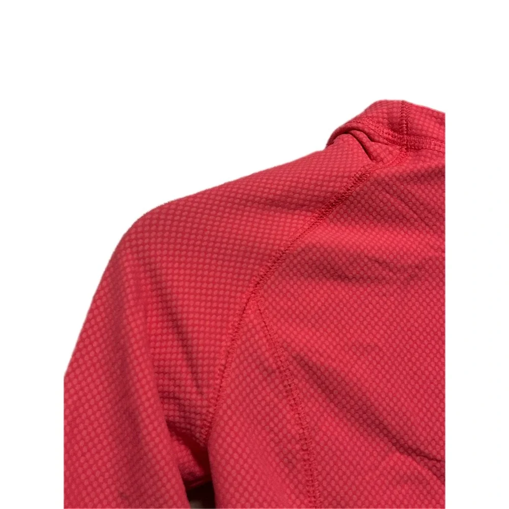 All In Motion Full Zip Hoodie Girls Size S Pink Excellent Textured Thumbhole